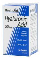 Ácido Hialurónico 55 mg 30 Comprimidos