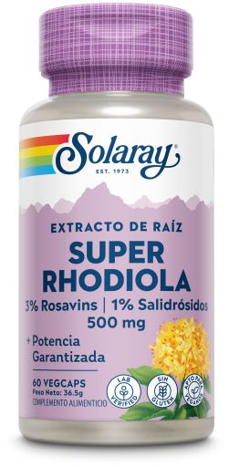 Super Rhodiola 60 Cápsulas Vegetales